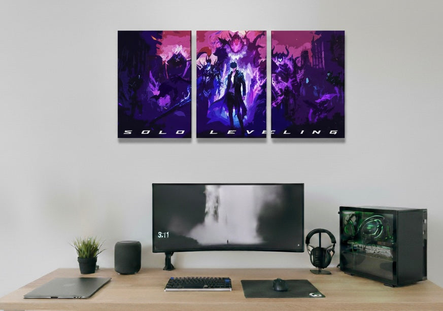Solo Leveling Split Poster