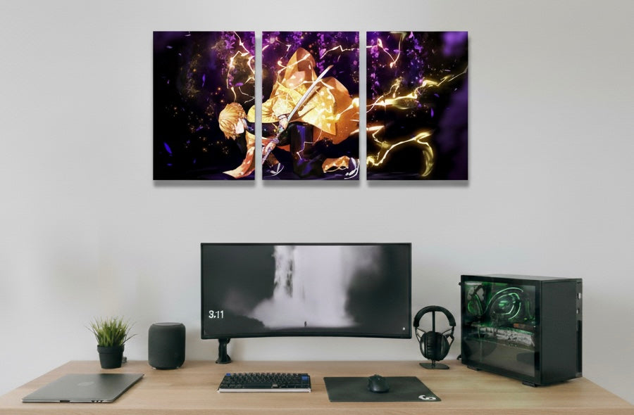 Zenitsu Split Poster