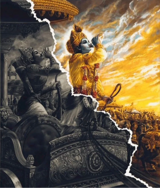 Lord Krishna Mahabharata Devotees l Wall Poster