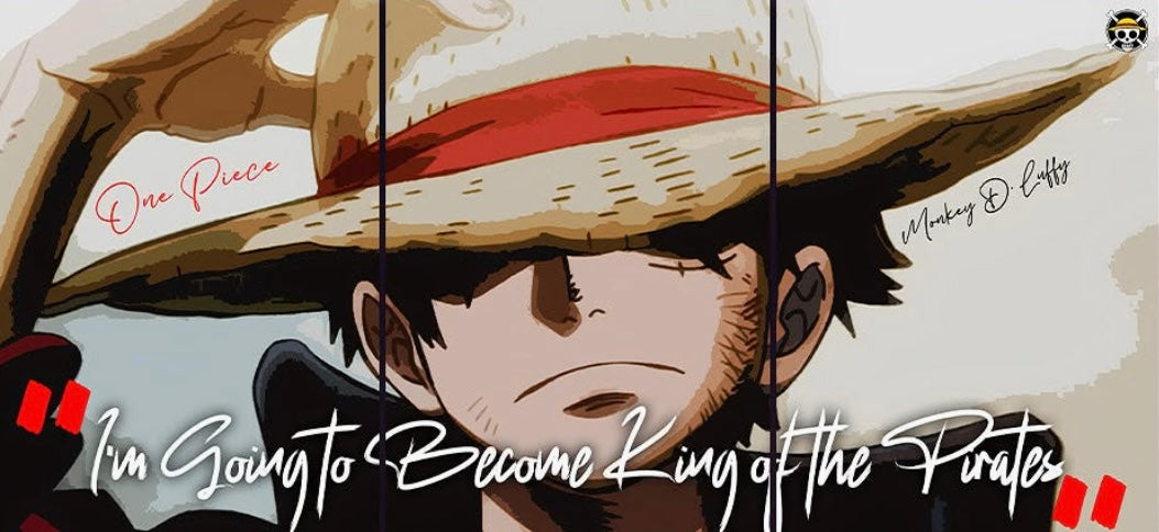 Luffy Quote Split Poster
