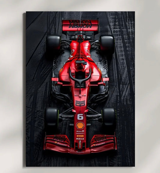 FERRARI F1 RACING CAR l Car Wall Poster
