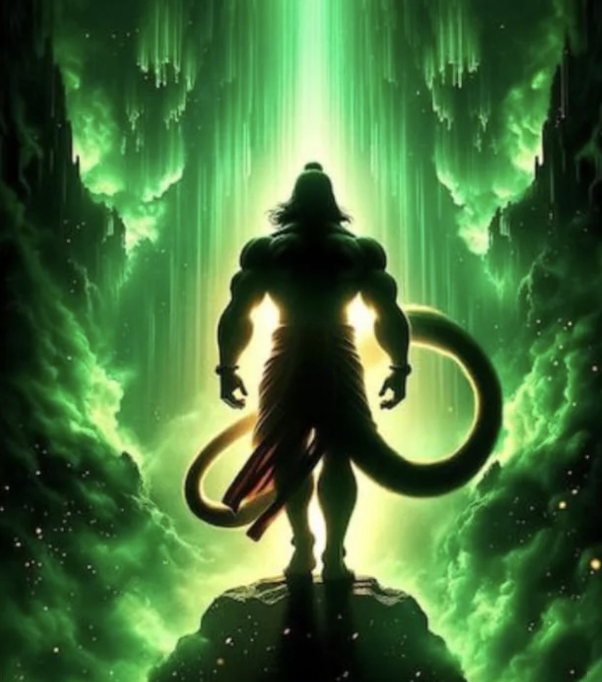 GIANT HANUMAN l Devotional poster