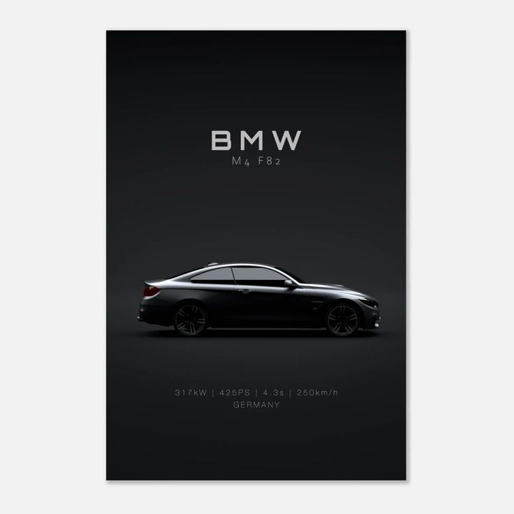 BMW M4F82 l Wall Poster