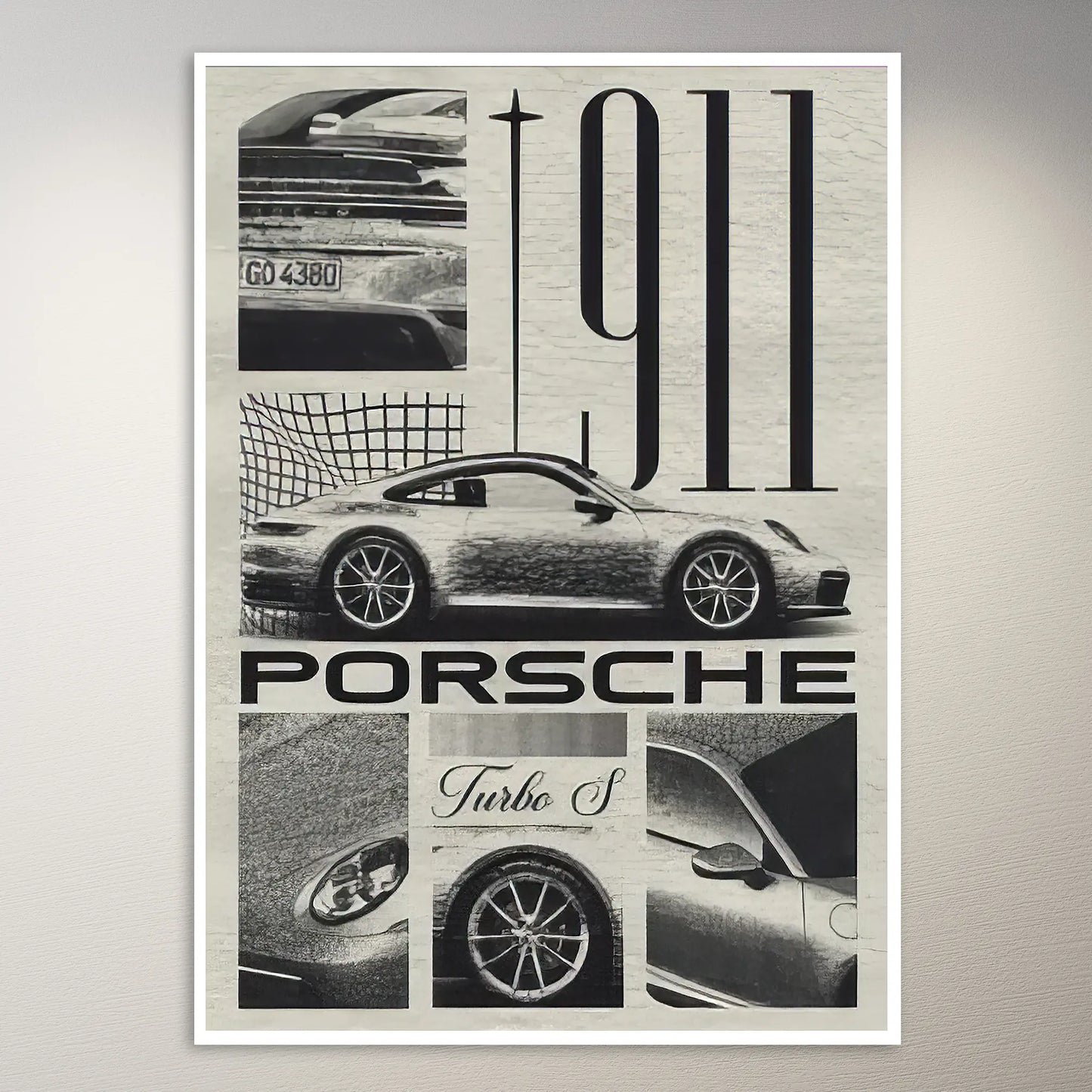 PORSCHE 911 l Car Poster