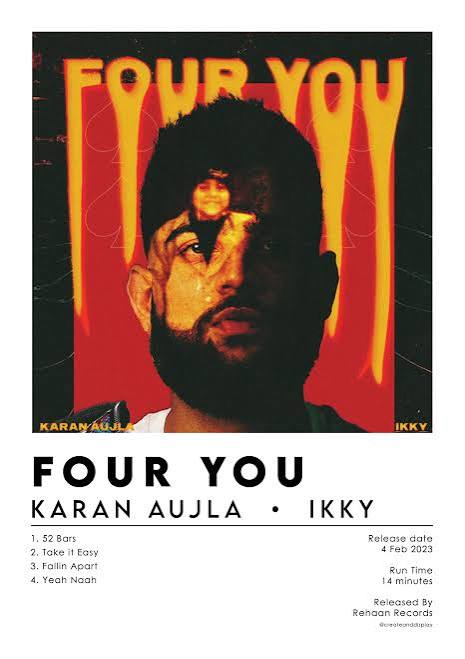 Karan Aujla l IKKY l Aesthetic Poster