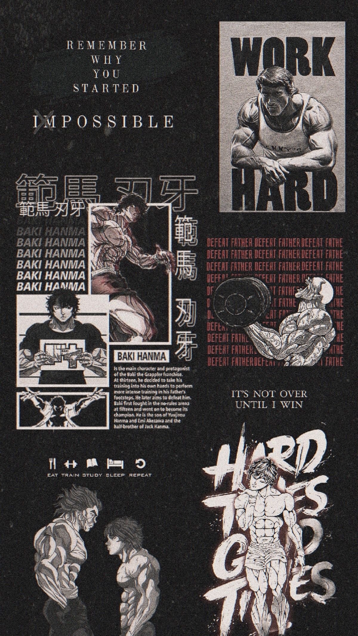 Motivation In One Page Only l Gym Poster