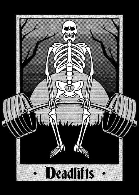 Deadlifts π l Gym Poster