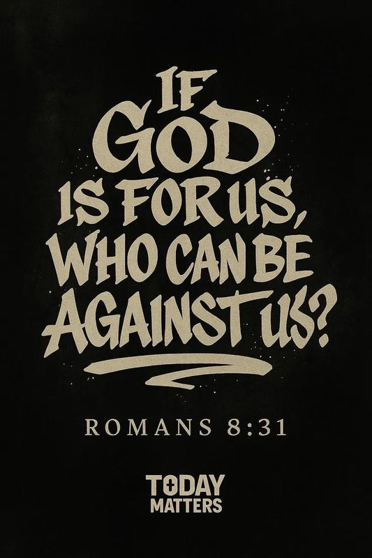 God Is For Us l Devotional Poster