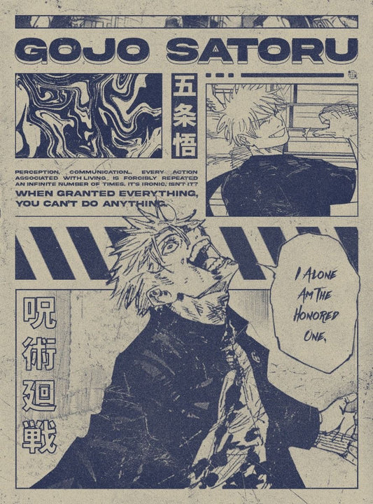 Gojo Satoru l Anime Poster