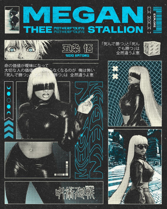 Megan Thee Stallion l Anime Poster