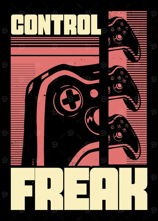 Control Freak l Gaming Poster