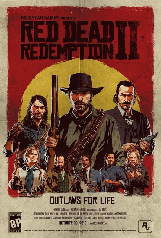 Red Dead Redemption 2 l Gaming Poster