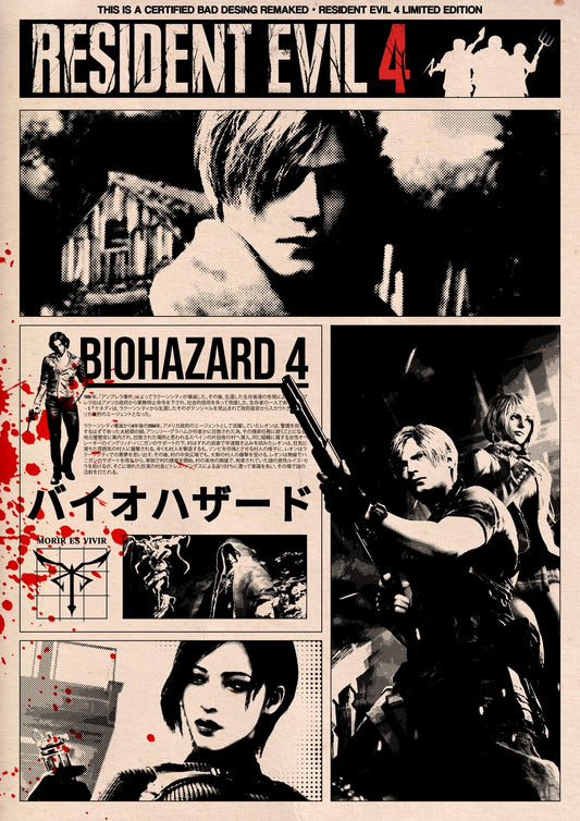 Residential Evil 4 l Gaming Poster