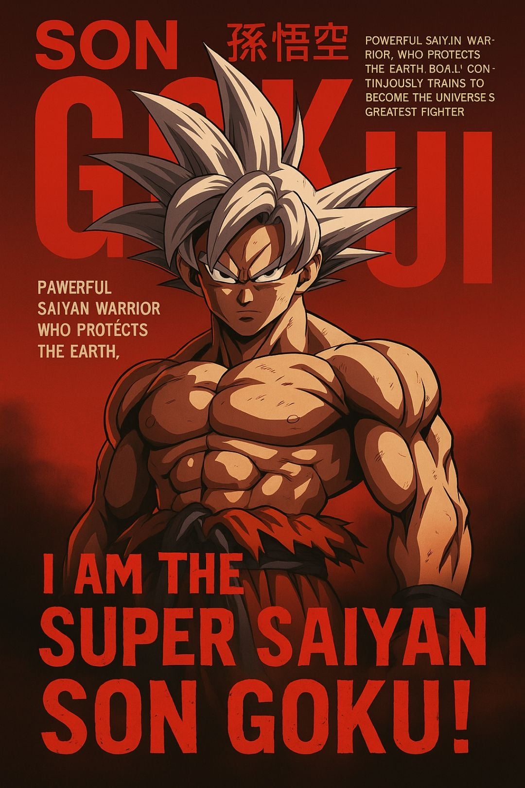 REDCLOUD MANGA ANIME WALL POSTER