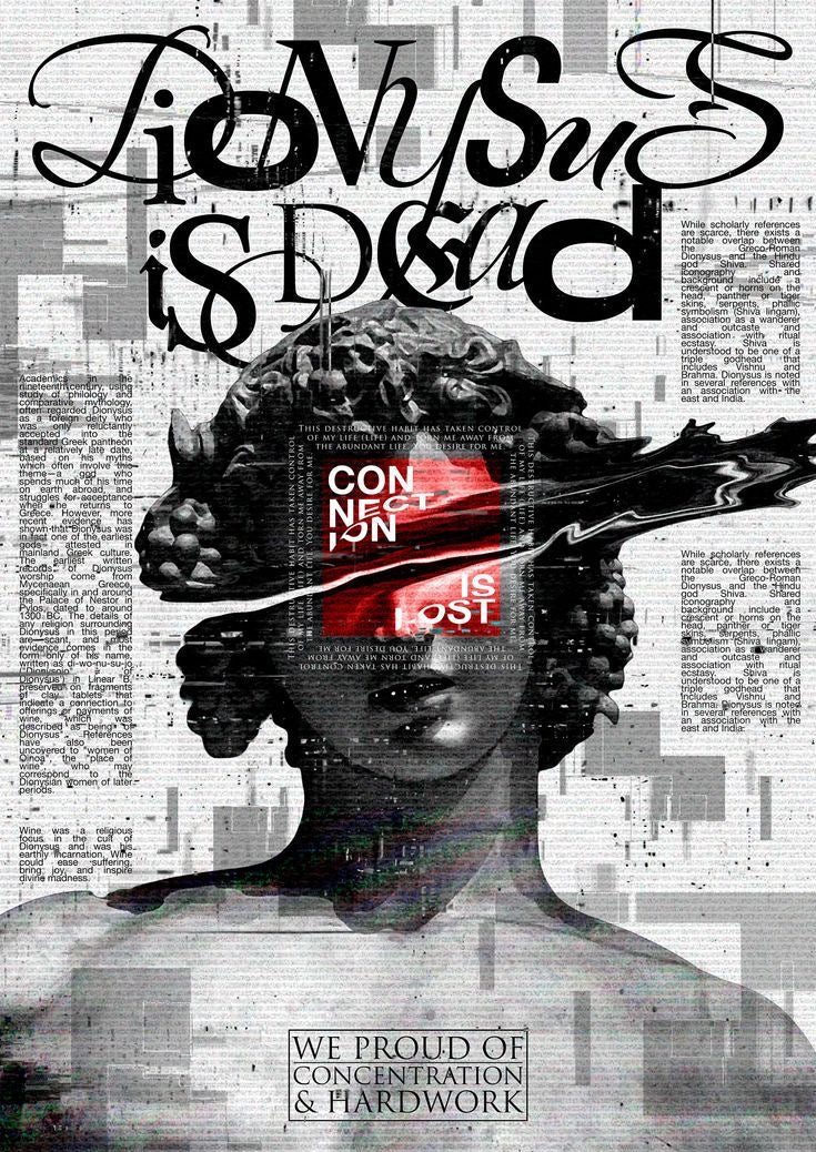 Connection is lost l Aesthetic Wall Poster