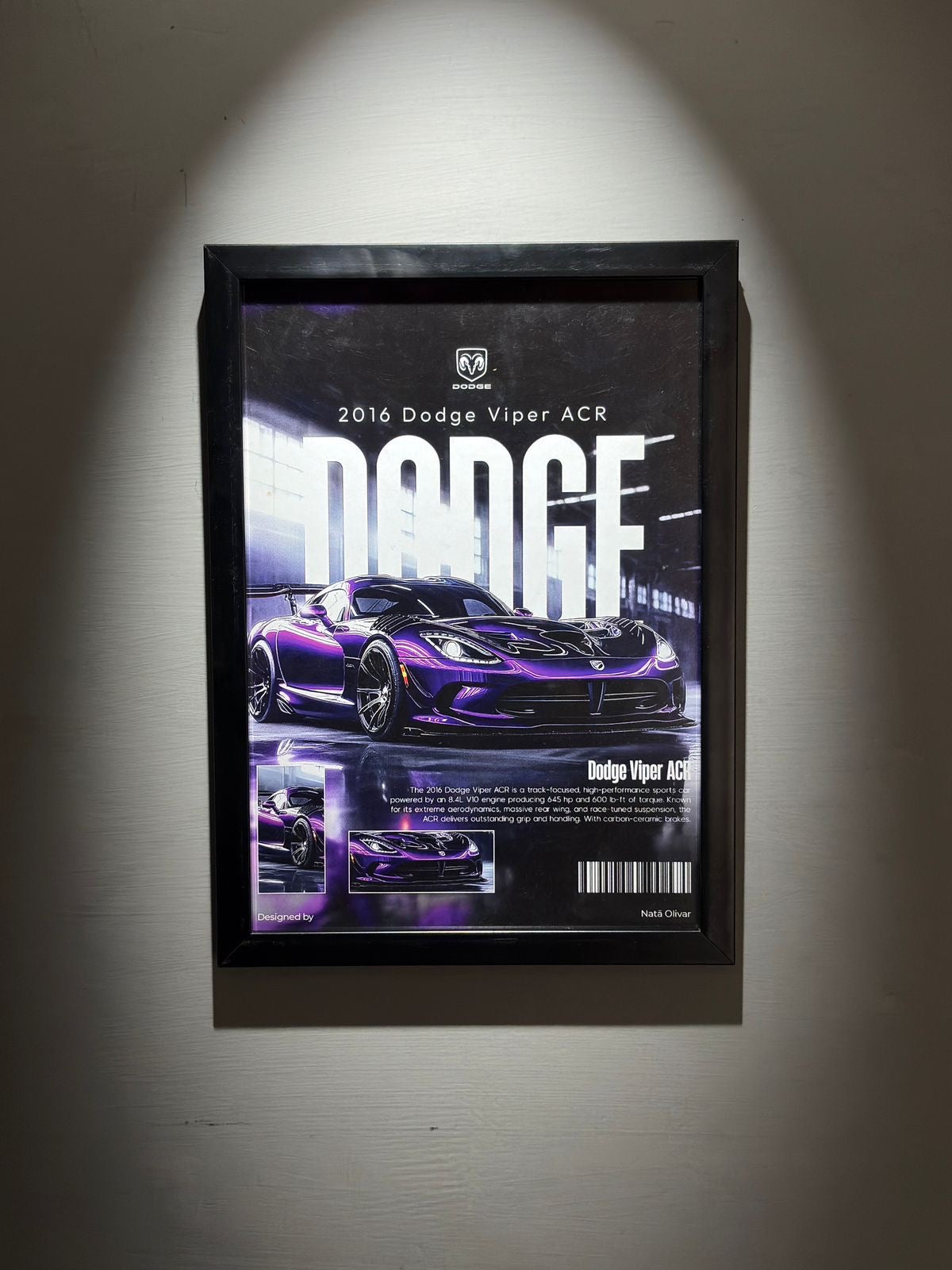 Dodge Viper l Poster Frame