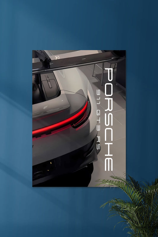 PORSCHE 911 GTR RS l Car Wall Poster