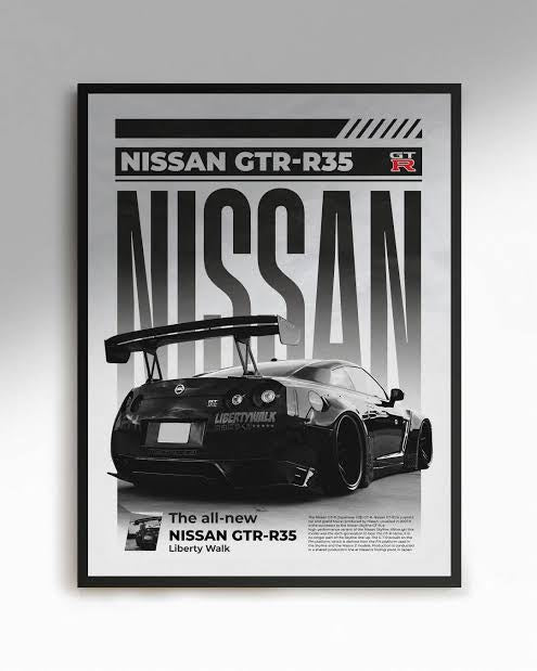 NISAAN GTR-R35 ll Ultimate Poster
