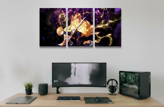 Zenitsu Split Poster