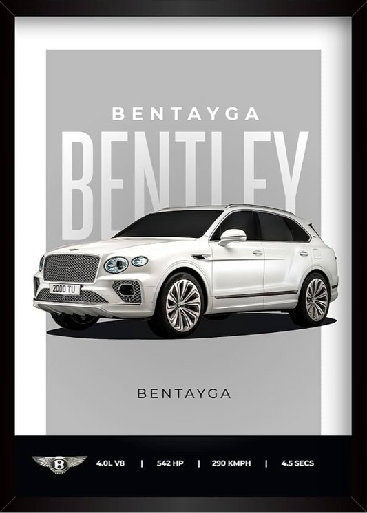 BENTLEY BENTAYGA l Car Wall Poster