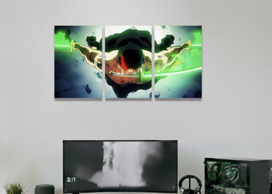 Zoro King Of Hell l Split Poster