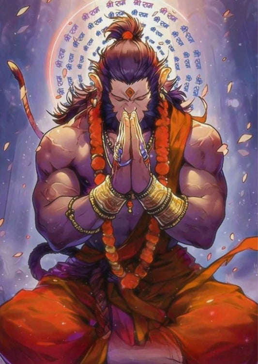 Lord Hanuman Devotional Poster