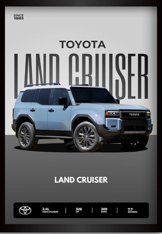 LAND CRUISER l Car Wall Poster