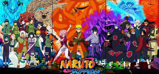 Naruto All Character Split Poster