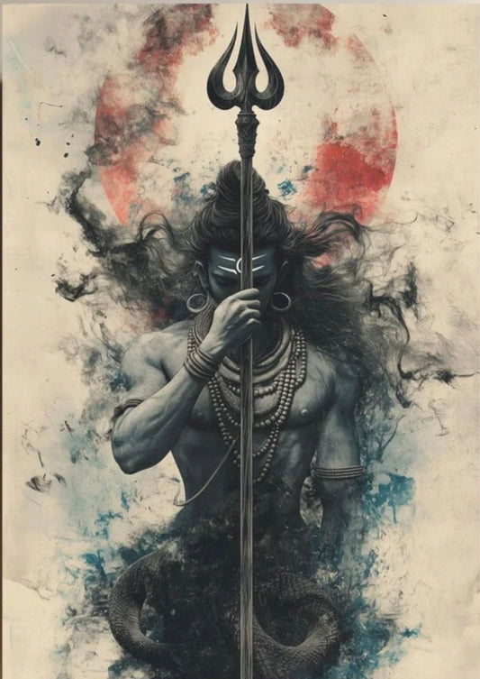 Creative Mahakal Art Wall Poster