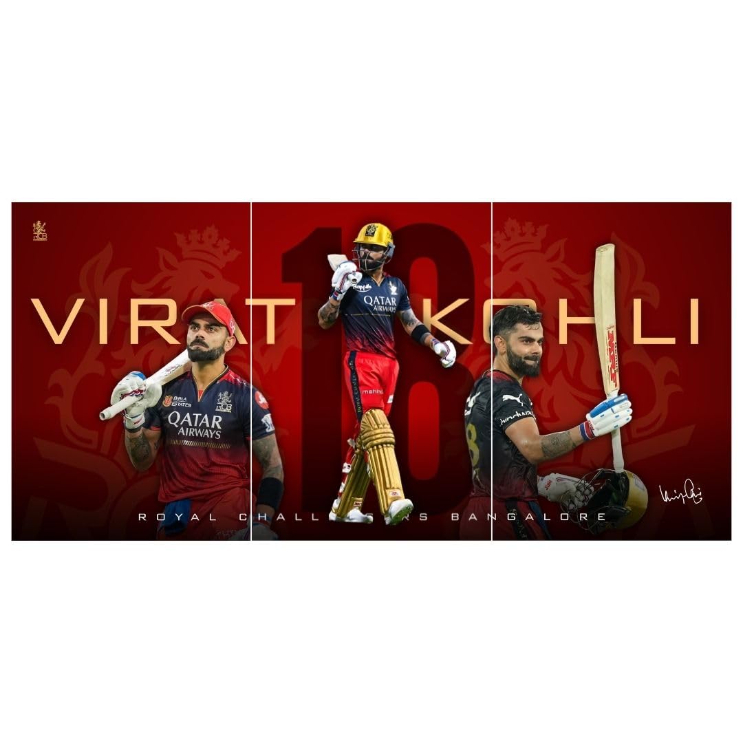 Virat Kohli Wall Split Poster