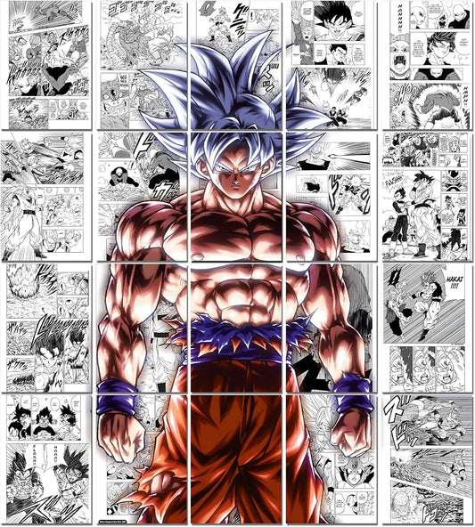 GOKU MANGA COLLAGE POSTER EDITION