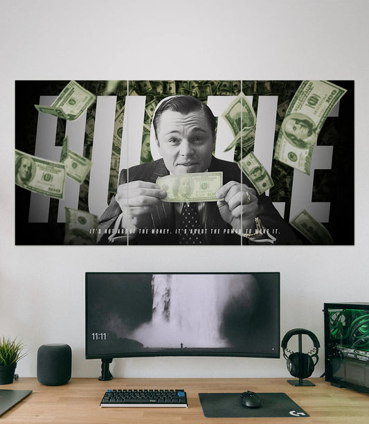 HUSTLE WALL SPLIT POSTER