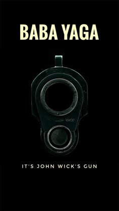 BAGA YAGA JOHN WICK POSTER