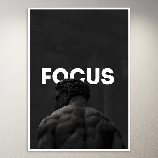 FOCUS l Gym Wall Poster
