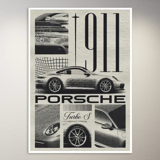 PORSCHE 911 l Car Poster
