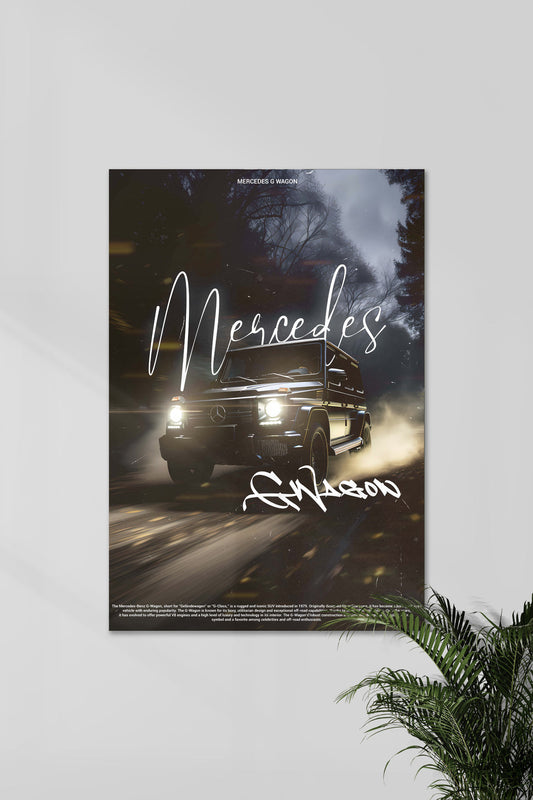 MERCEDES G-WAGON l Car Wall Poster