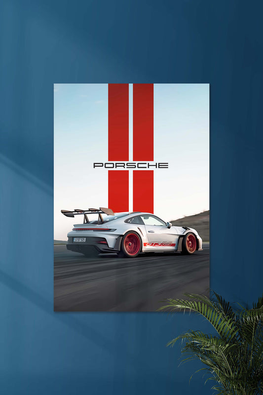 PORSCHE GT3RS l Car Wall Poster