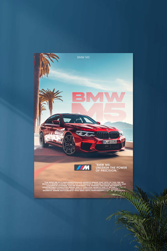 BMW M5 l Car Wall Poster