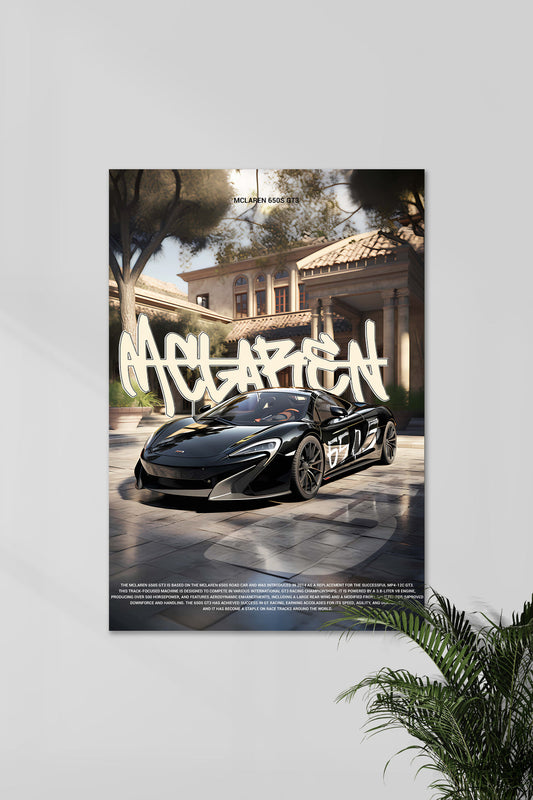 MCLAREN 650S GT3 l Car Wall Poster