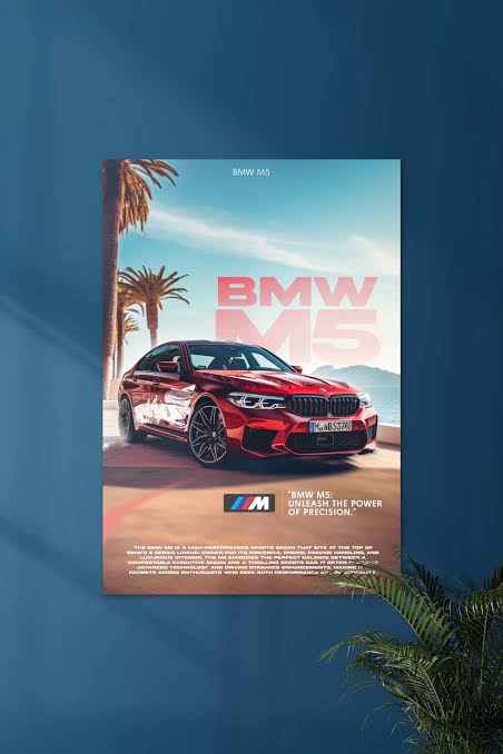 BMW M5 l Car Wall Poster