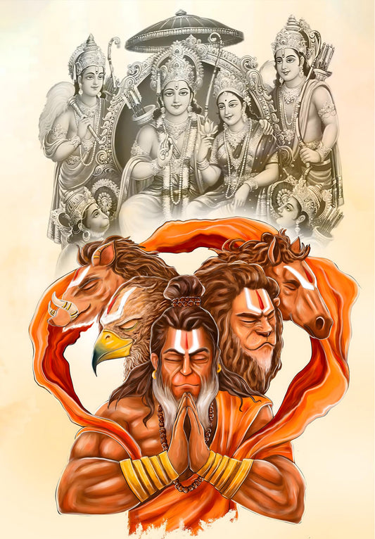 Poster Of Blessings Lord Hanuman