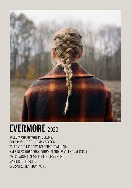 Evermore l Aesthetic Poster