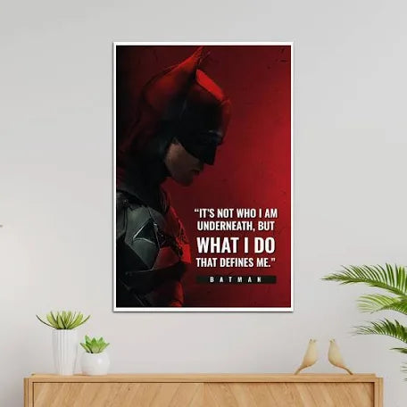 Batman Quotes l Aesthetic Poster