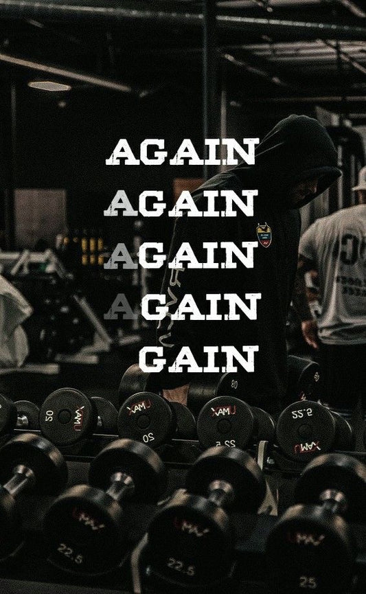 Again and Gain l Gym Poster