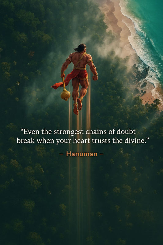 Believe In Hanuman l Devotional Poster