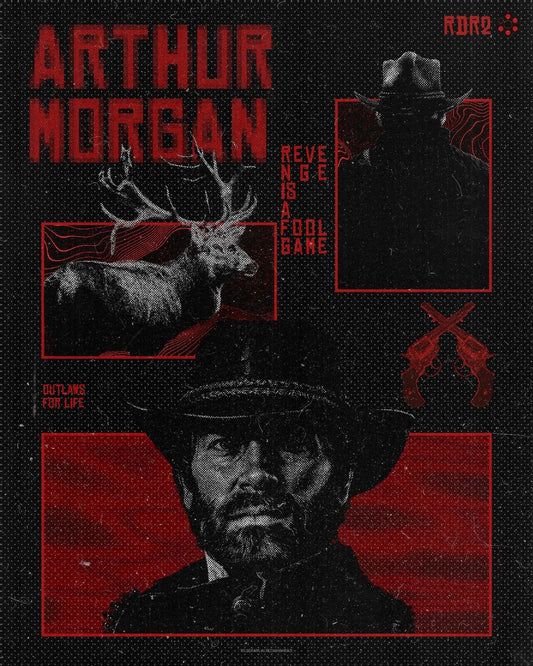 Arthur Morgan l RDR2 l Gaming Poster