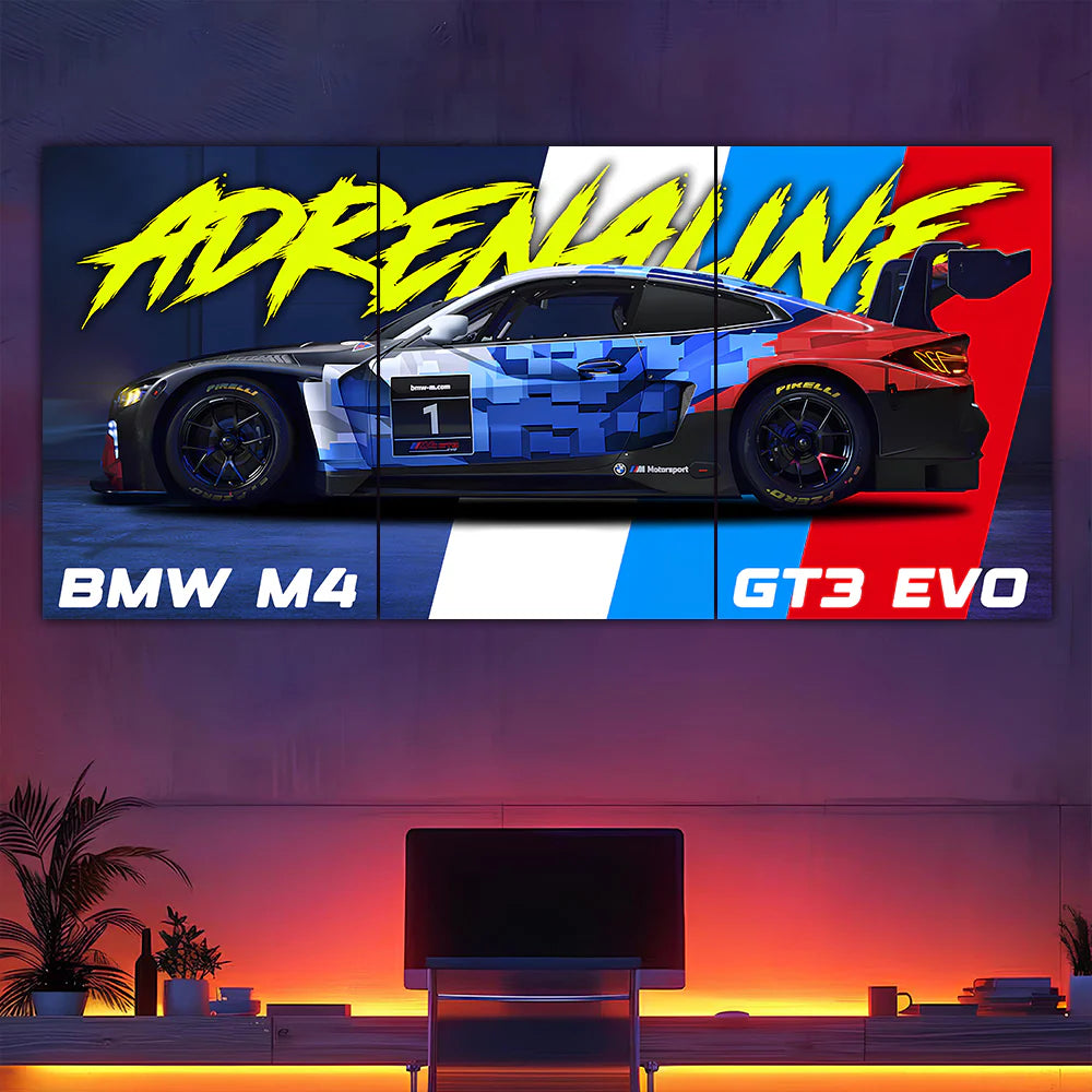 Adrenaline BMW M4 Split Poster