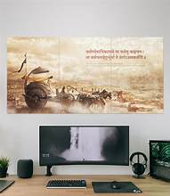 Mahabharat Devotees Wall Split Poster